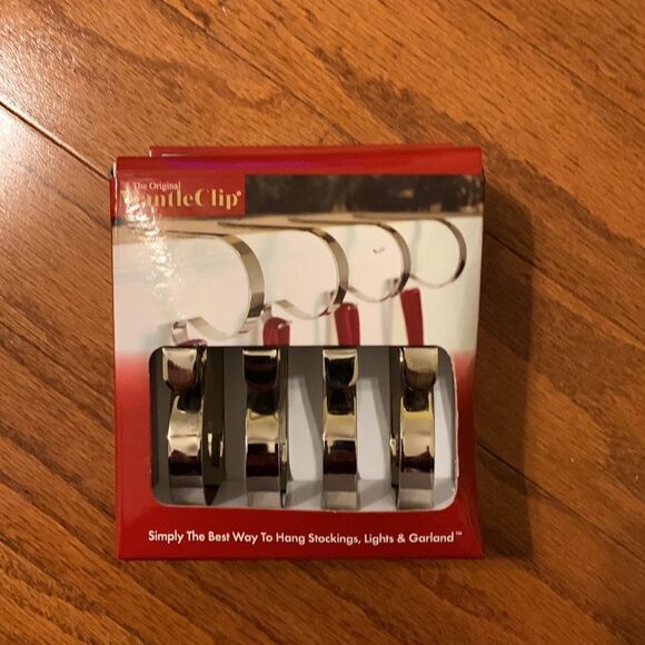 Haute Decor The Original Mantle Clip for stockings, string lights, Garland, etc. - Picture 5 of 6